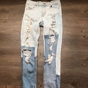 American angle skinny jeans